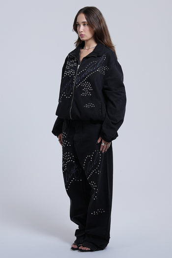 TAŞLI BLACK CEKET